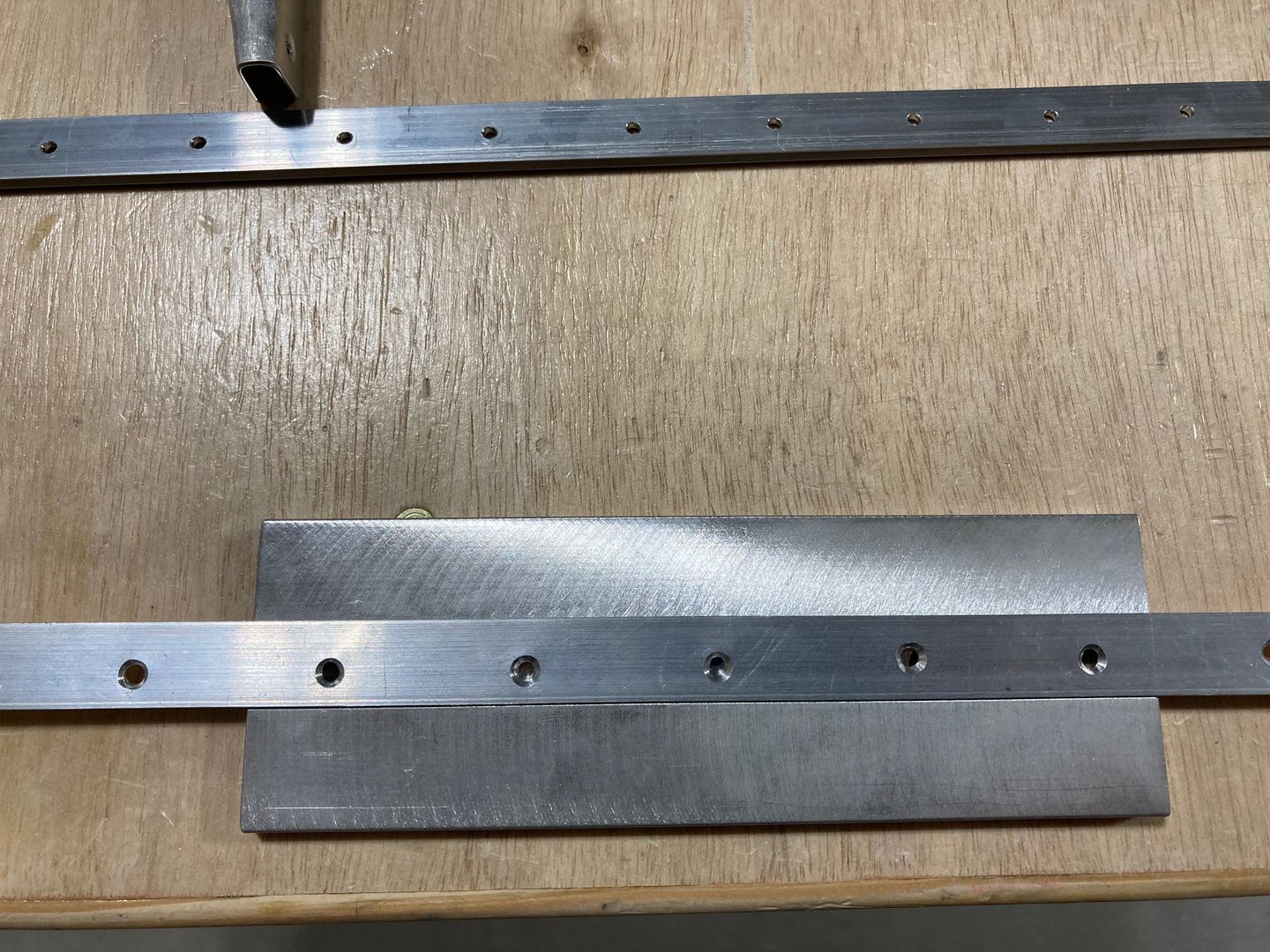 The old (practice kit #1) and the new (the rudder) AEX wedges.