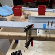 Assembling the side channels.