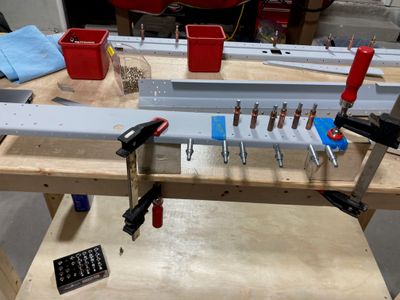 Assembling the side channels.