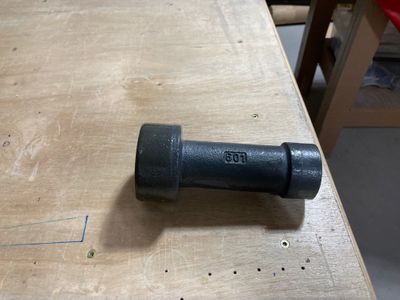 The bucking bar I used for riveting.