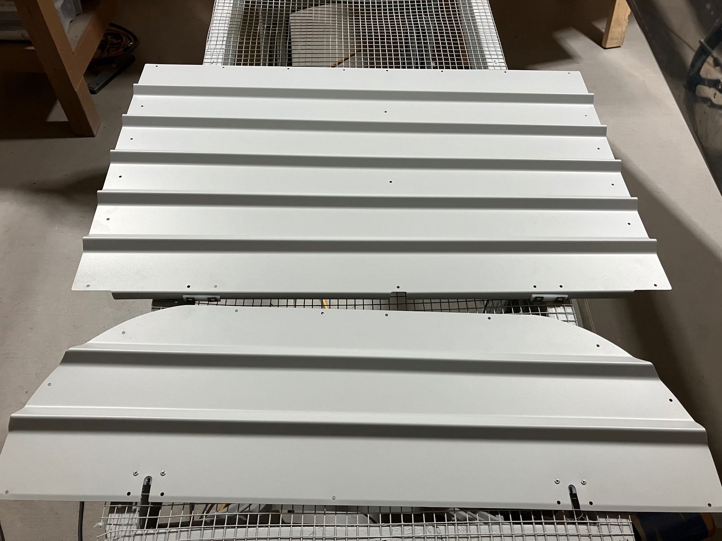 Baggage bulkheads assembled