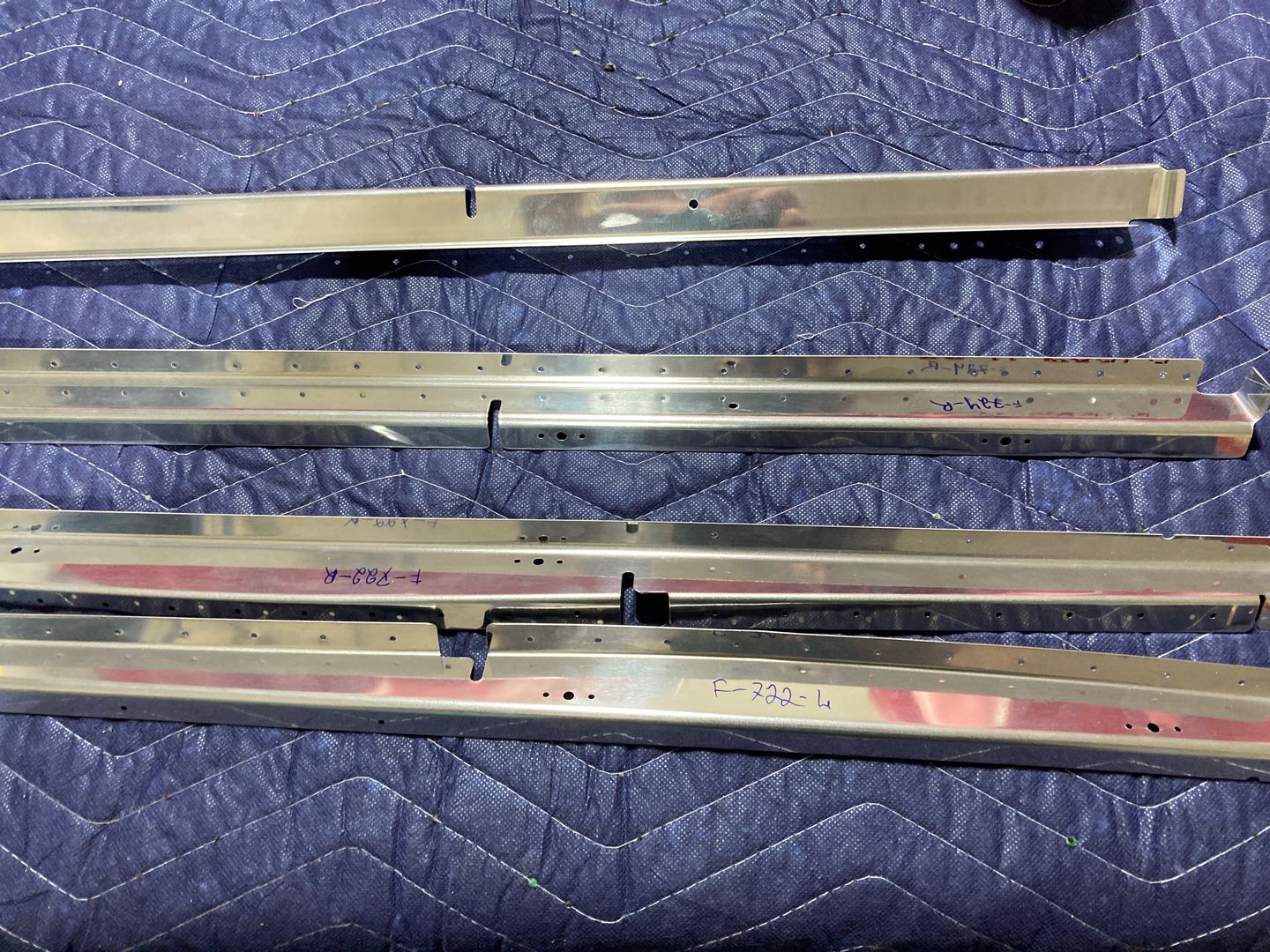 The baggage area bulkheads.