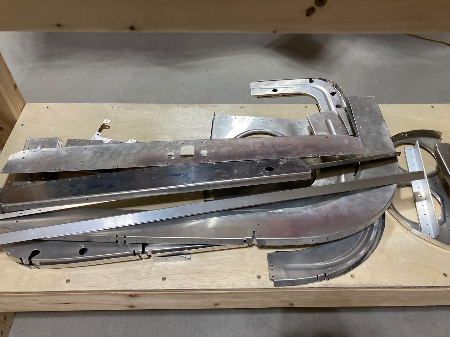 All the deburred parts.