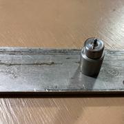 Dimpling bucking bar with a rivet gun adapter for a die