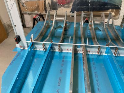 Everything drilled to the skins.