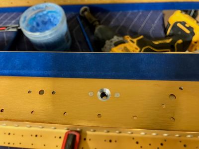 The first countersink on the real part!