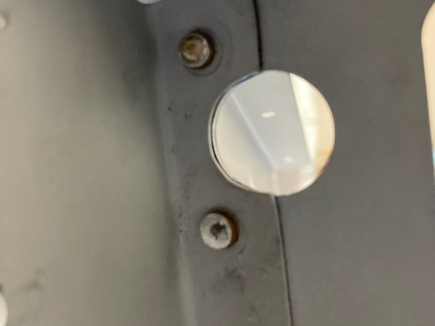 The flange is not tight.