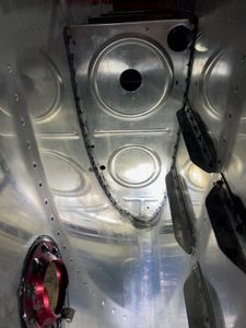 Riveting the fourth rib