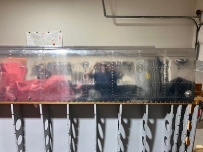 Attached the right fuel tank