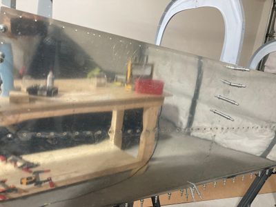More of the aft fuselage riveting