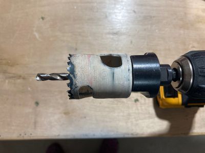 The hole saw.
