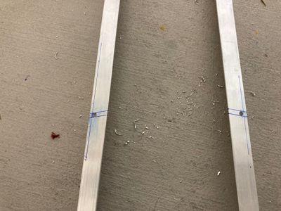 Drilled the hole for the notch.