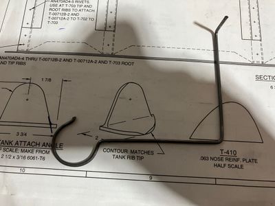 The new fuel sender arm.