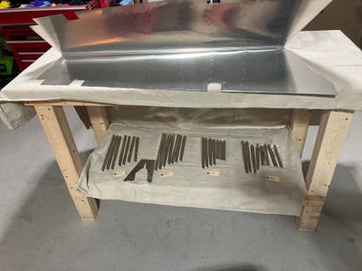 The parts are ready for scuffing.