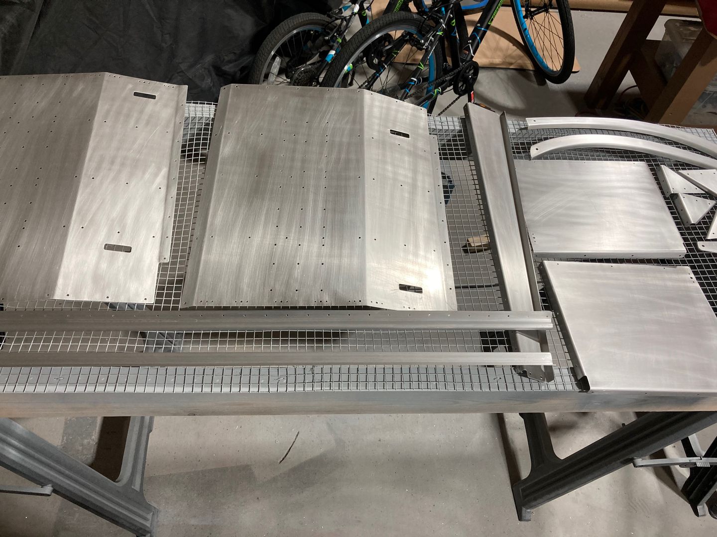 The parts are scuffed.