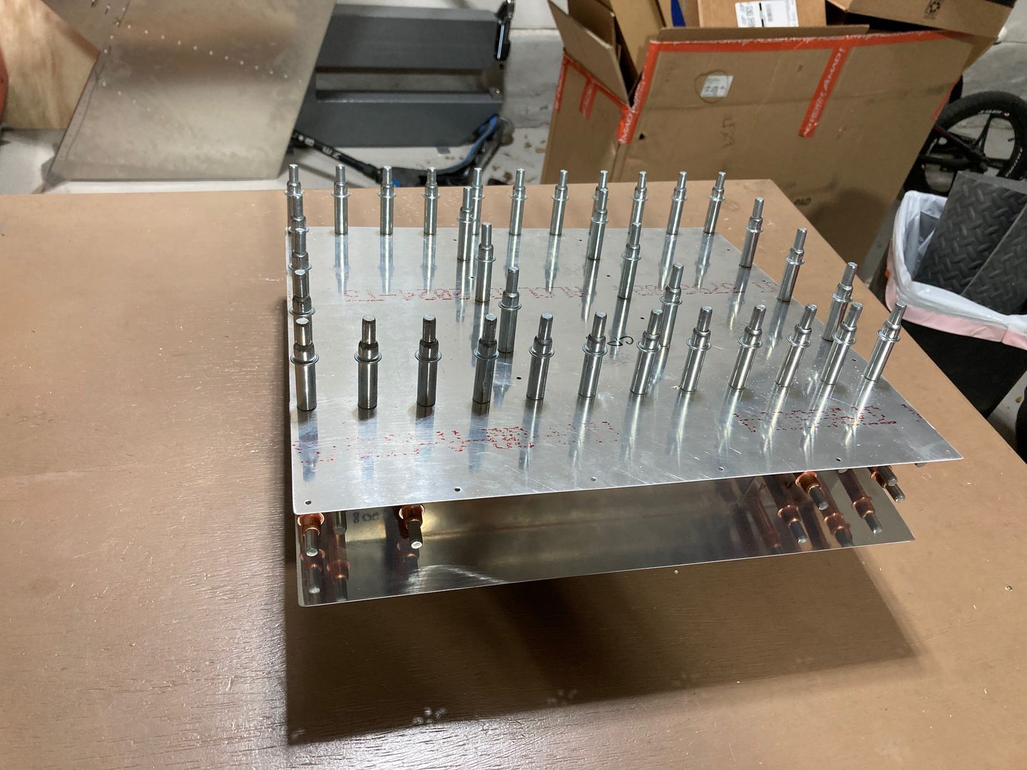 Practice kit all drilled and assembled with clecos