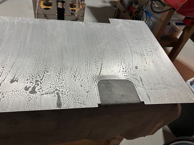Scuffed skin.