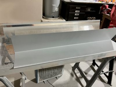 Aileron skins primed