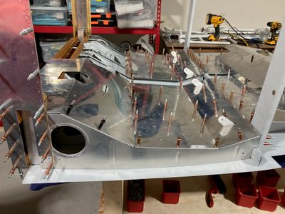 The replacement rib.