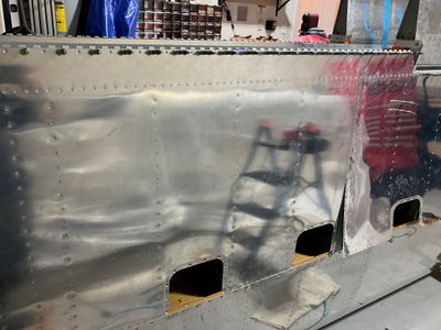 Riveting progress.