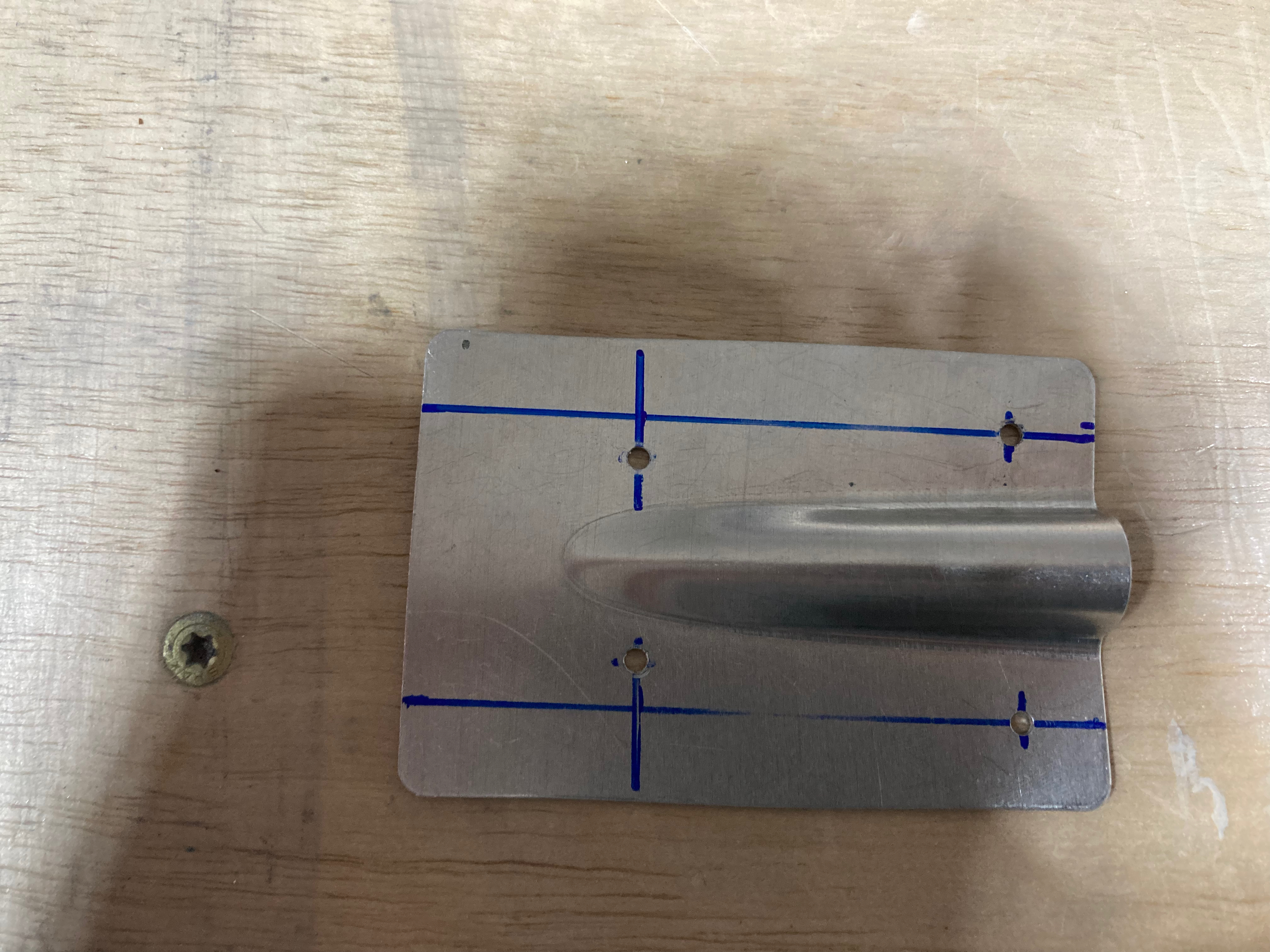 Drilling the aft fuselage and rudder cable fairings
