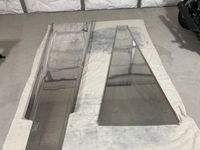 Finished deburring aft fuselage parts