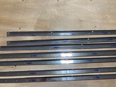 The stiffeners blanks.