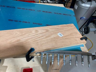 Bending the right skin.