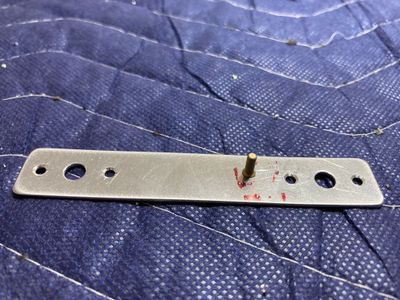 The tiny nutplate countersinked.