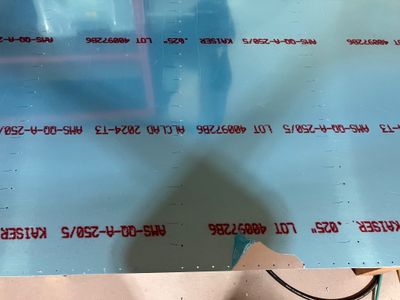 The skins are drilled.
