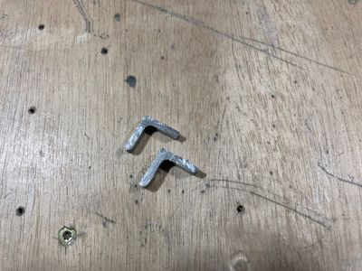 Two pieces trimmed from the longerons.