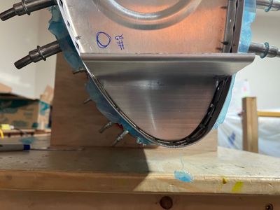 Shaping the angle.