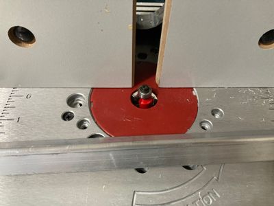 A roundover router bit.
