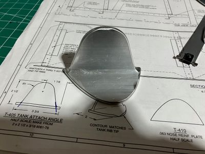 Various small tasks in preparation of the fuel tank assembly