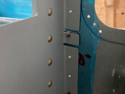 Very small edge distance on the flange.