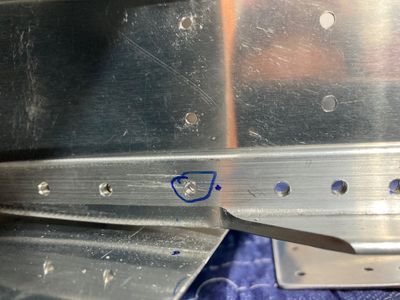 Hole in the HS-710 looks good.