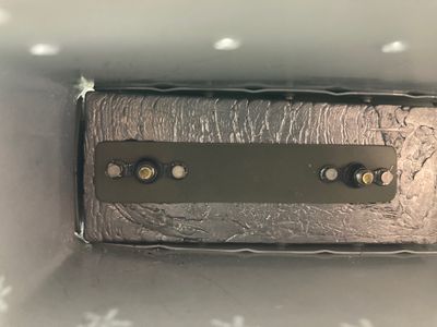 The new nutplate strip is installed.