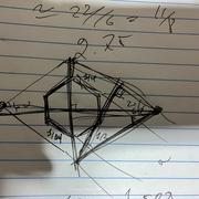 Drafting of the anti-rotation bracket.