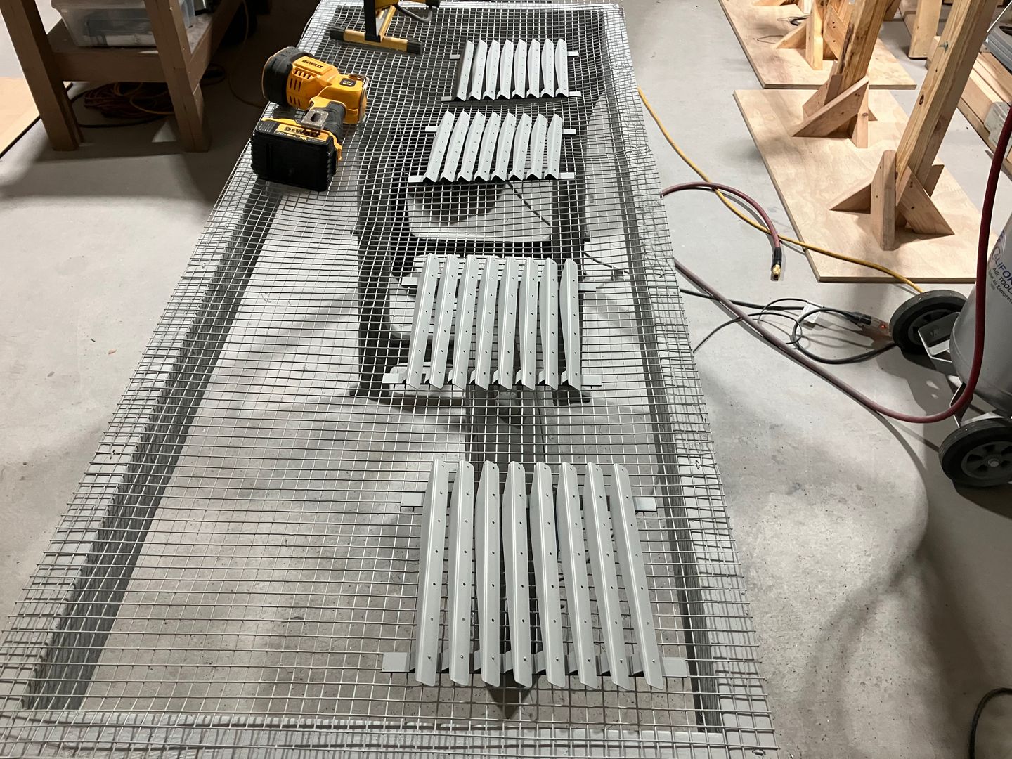 All the stiffeners.