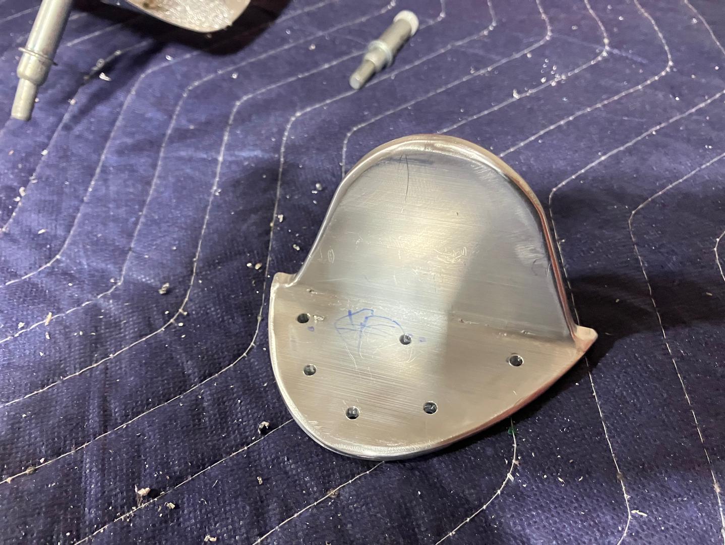 Finished angle.