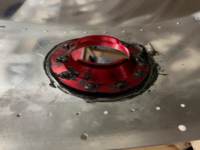 The back side of the fuel flange.