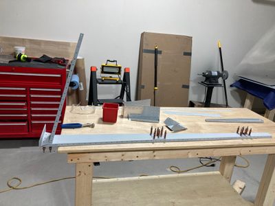 Started assembling the framework.