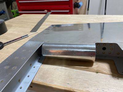 Both of the edges are rolled for the outermost segment.