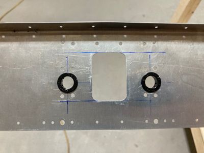 The holes are drilled.