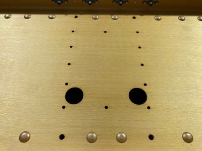 Central holes are drilled already!