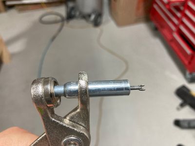 Cleco modified for larger holes.
