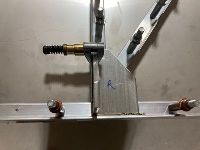 Positioning the angle for drilling.