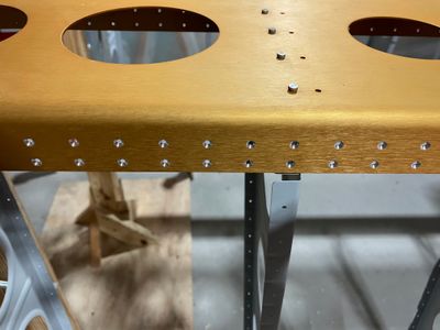 Countersinking the main spar