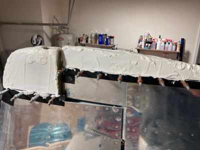 Both fairings are covered with micro.