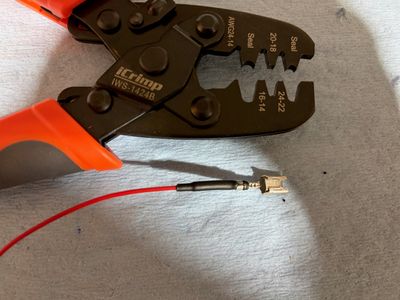 Crimping a terminal